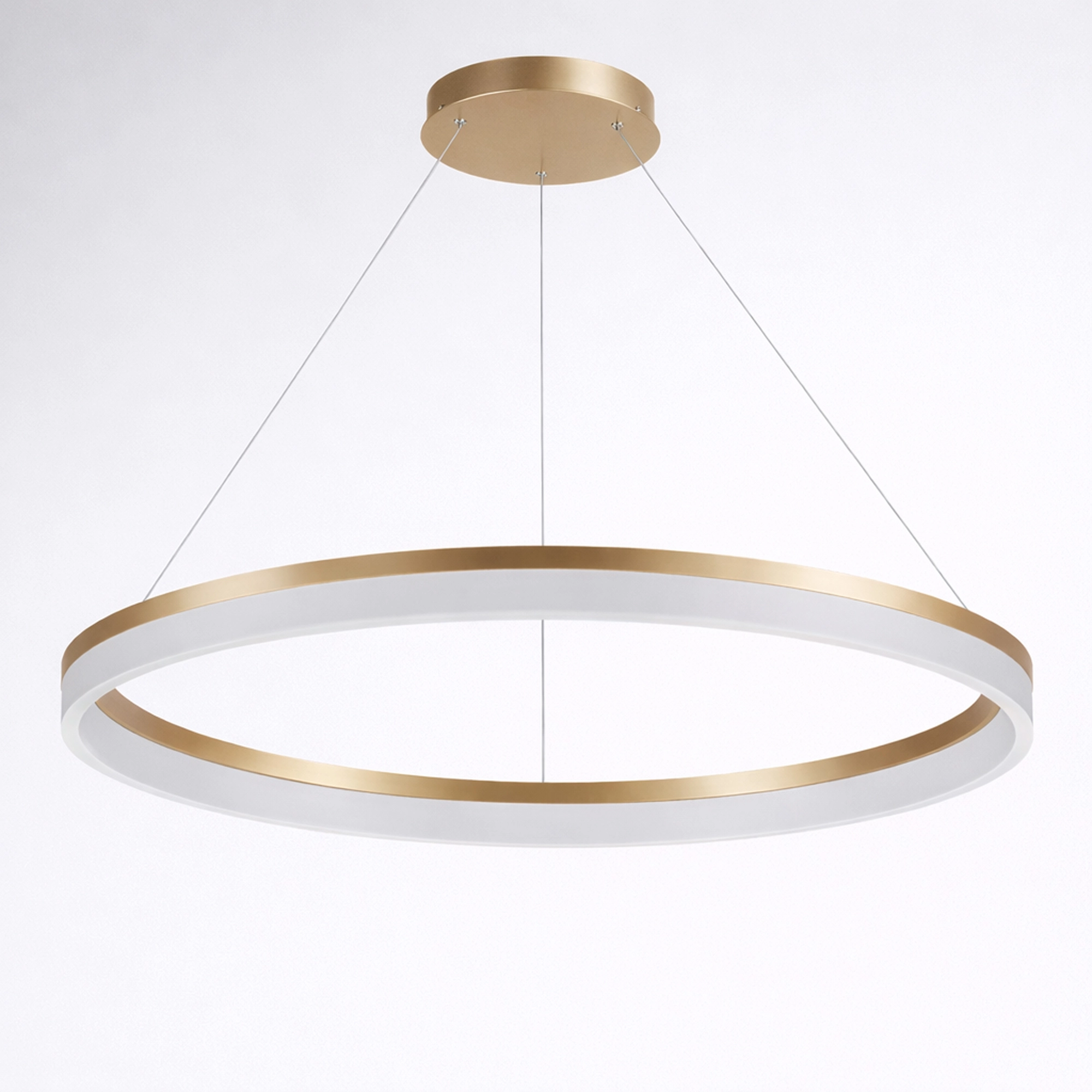 Elegante Pendellampe Ara Ø 100cm Gold Lyora 5053423316048