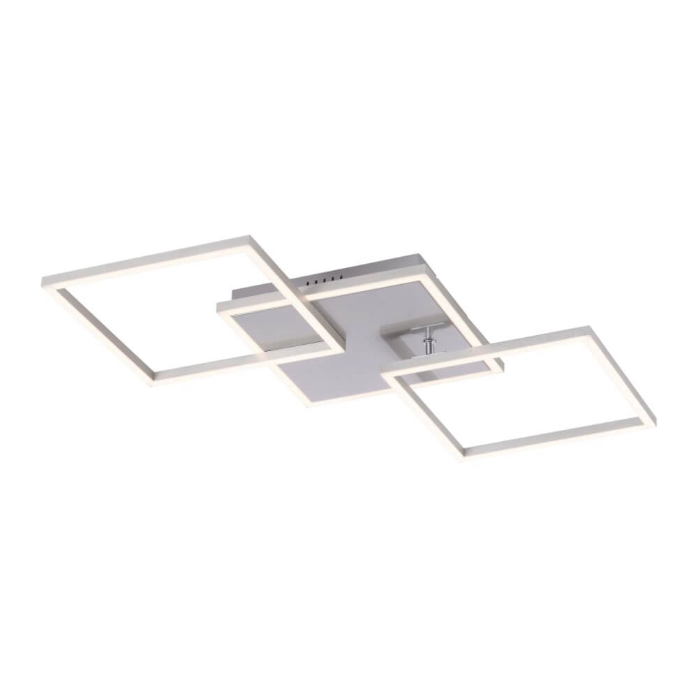 Deckenleuchte Iven 64 cm – 3000 K Edelstahl Just Light 4043689972950