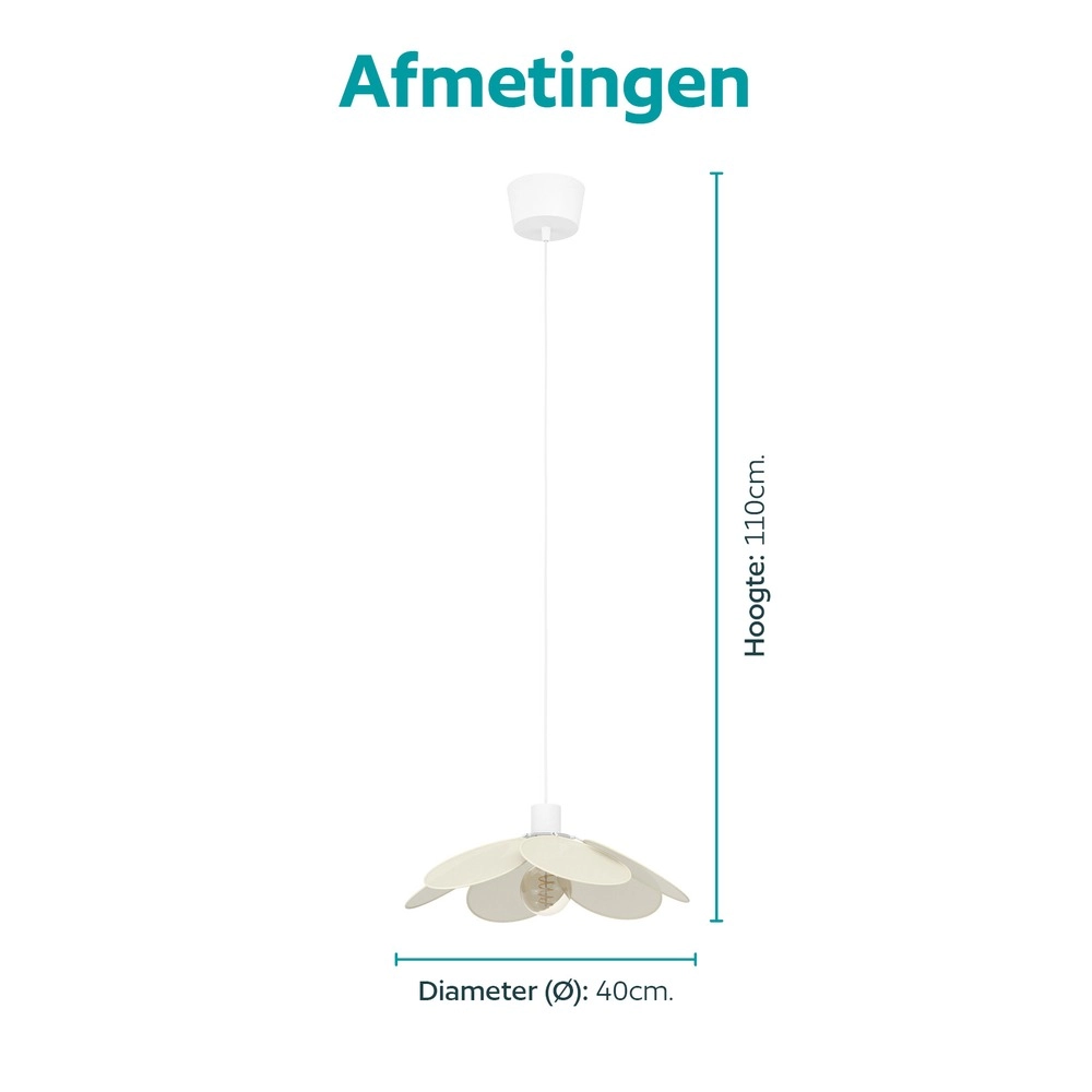 Pendellampe Binacua weiße Ø 40cm