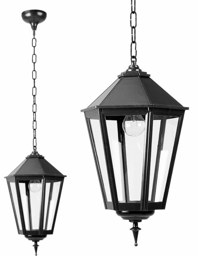 Alte holländische Hängelampe K7A schwarz KS 8714732147903