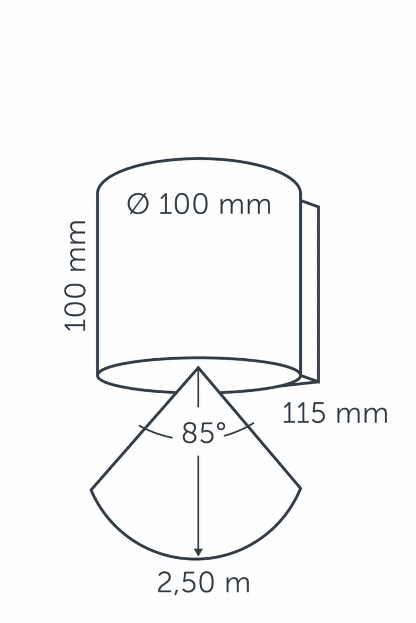 Wall spot Halo Down Dark 12 volt LED In-lite 8717051004292