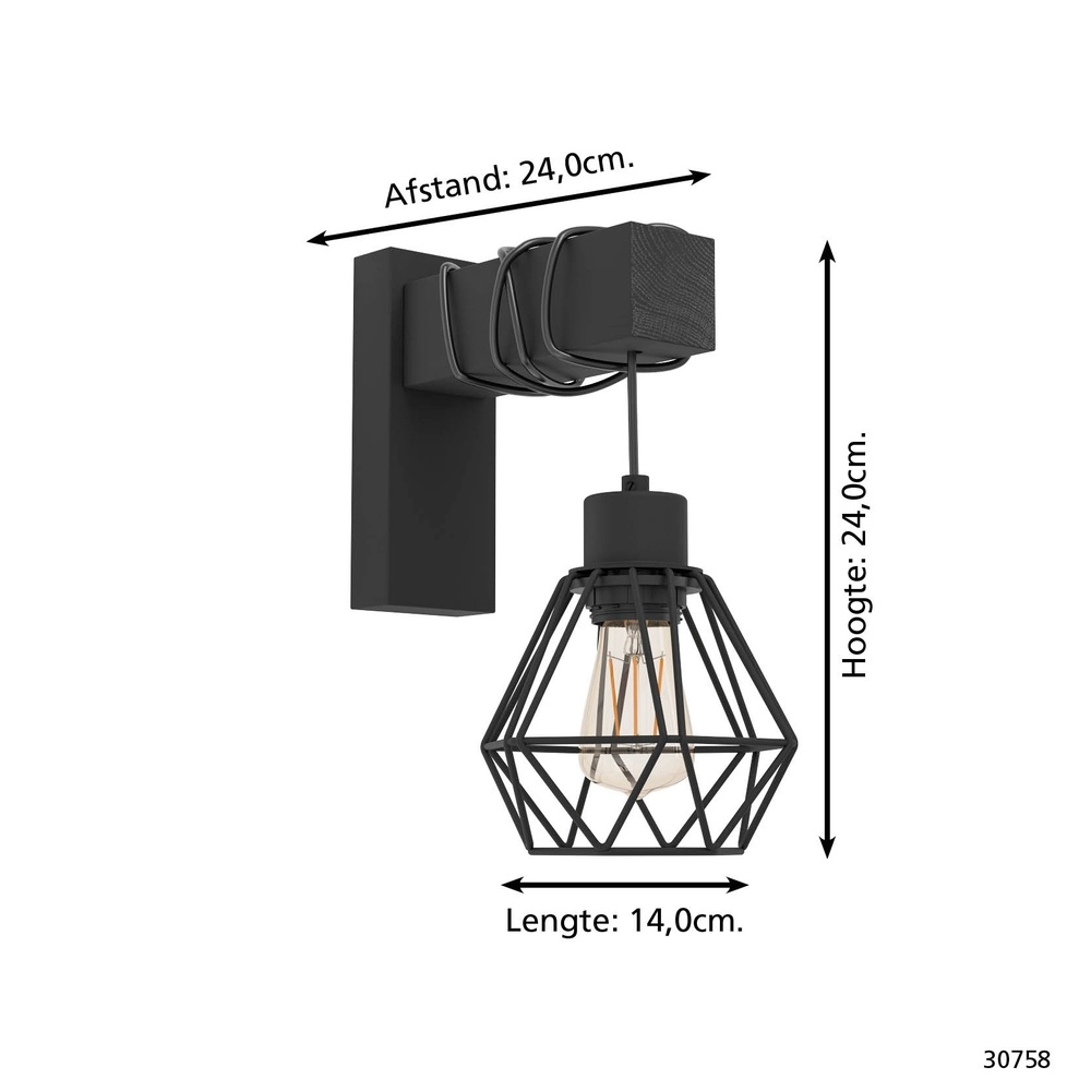 Landwandlampe Townshend 5 Eglo 9002759307585
