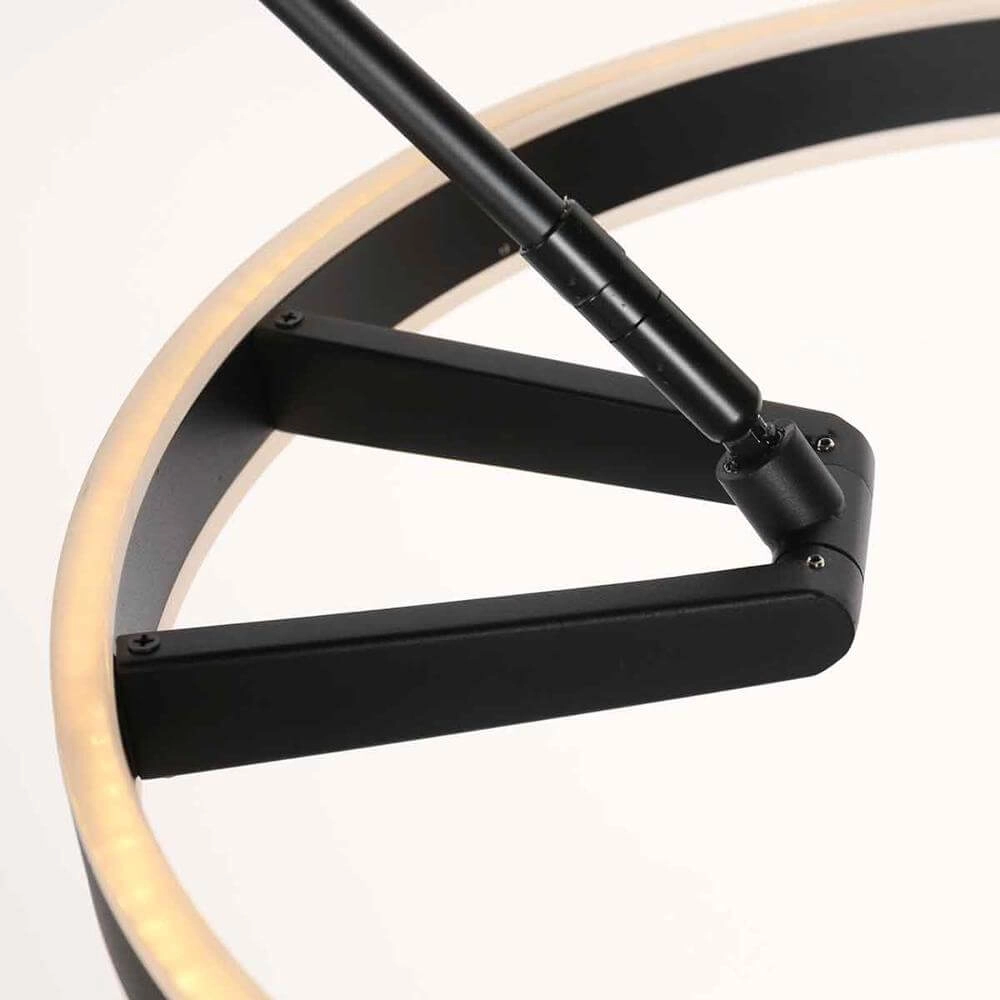 Design-Bogenlampe Ringlux schwarz Steinhauer 8712746176551
