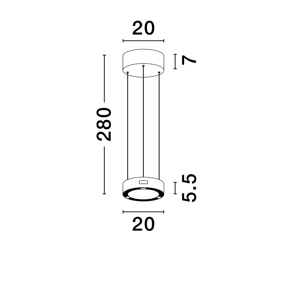 Design-Pendelleuchte Afi weiß Lyora 5212017463913