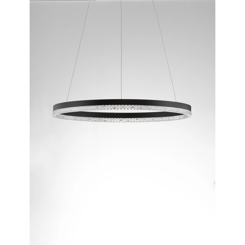 Pendelleuchte Adria schwarz Ø 60cm Lyora 5212017443786