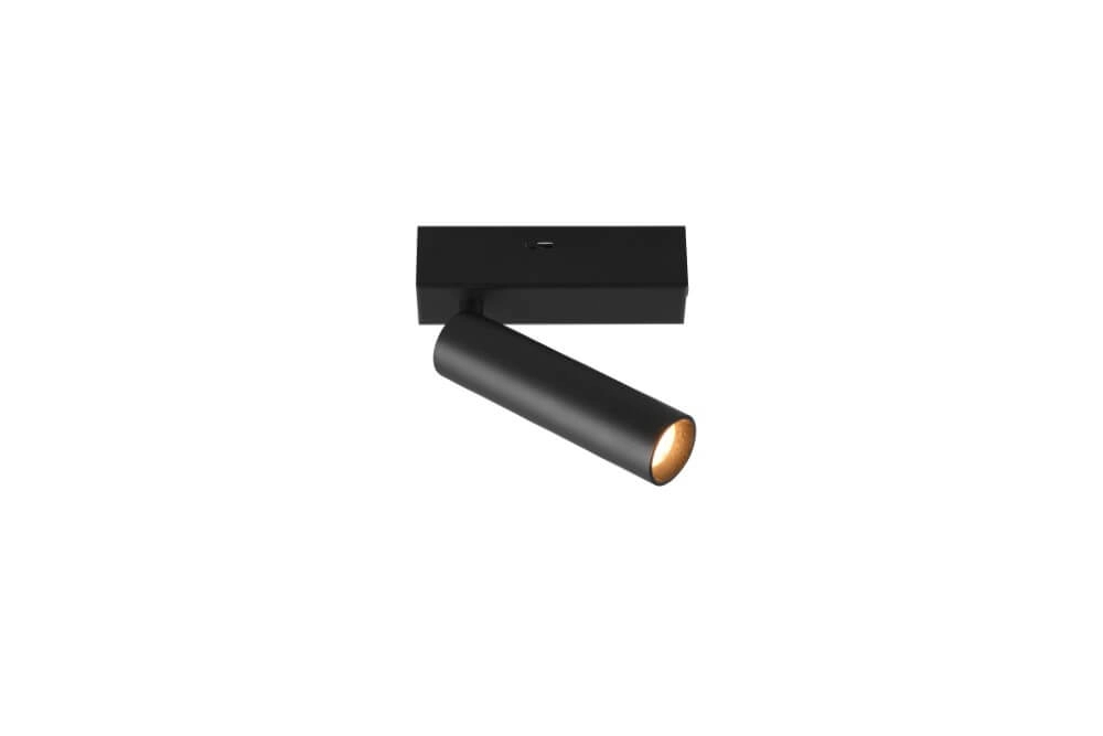 Schlanker LED-Wandstrahler Ambala Schwarz Trio 4017807612622