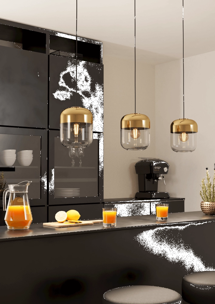 Goldene Esszimmerlampe Maryvilla Eglo 9008606244560