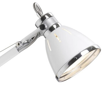 Weiße Schreibtischlampe Octavia Brilliant 4004353114601