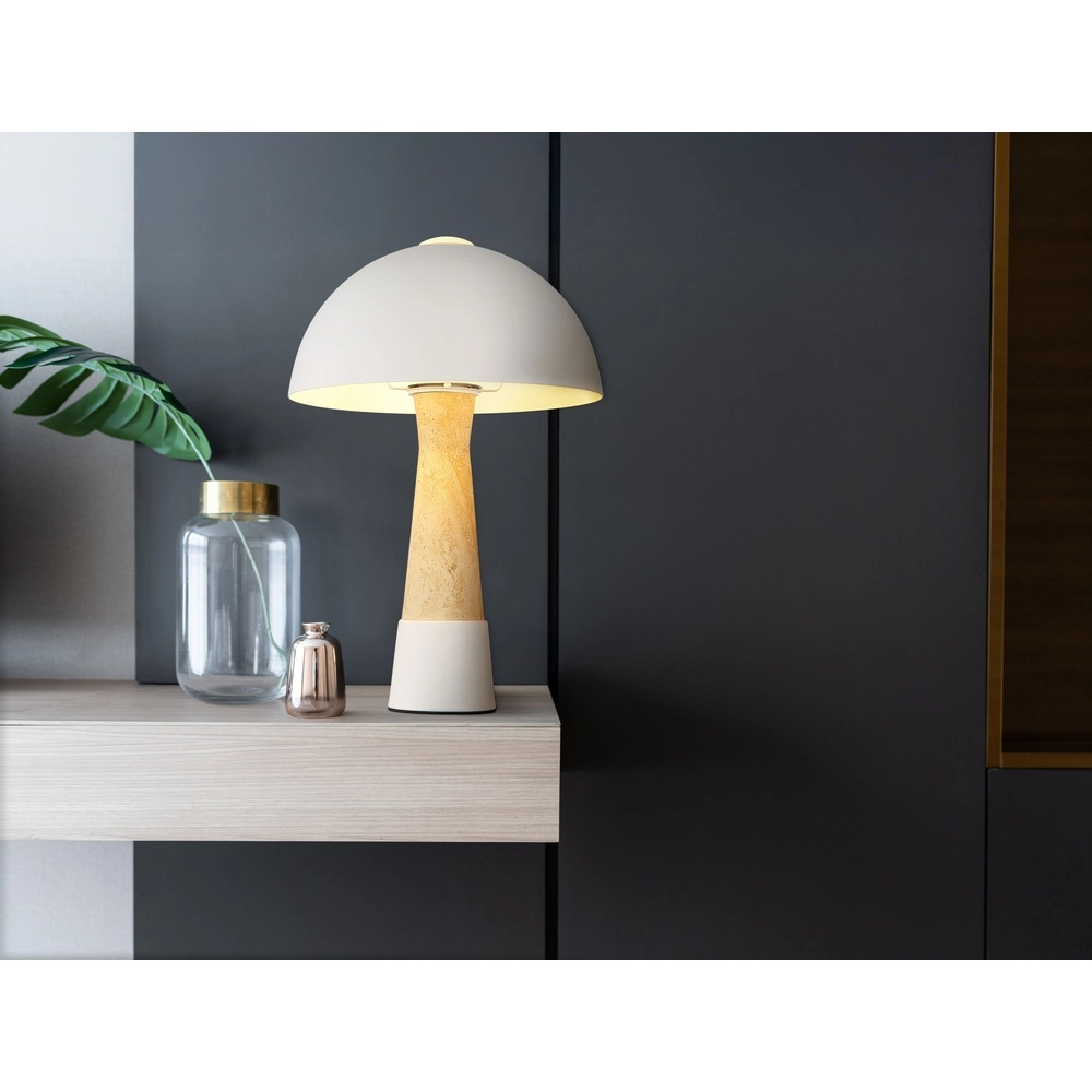 Einzigartige Tischlampe Paulin Sandbraun Globo 9007371566709