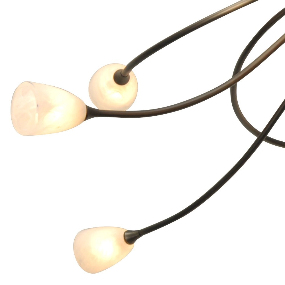 LED-Deckenlampe Molto 2 LED 10 Leichter 30x65cm Bronksbruin Masterlight 8718121184098