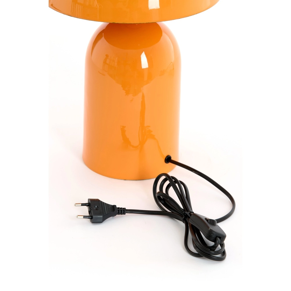 Pilztischlampe Tolima Glanzorange - Ø 23 cm Light & Living 8717807807825