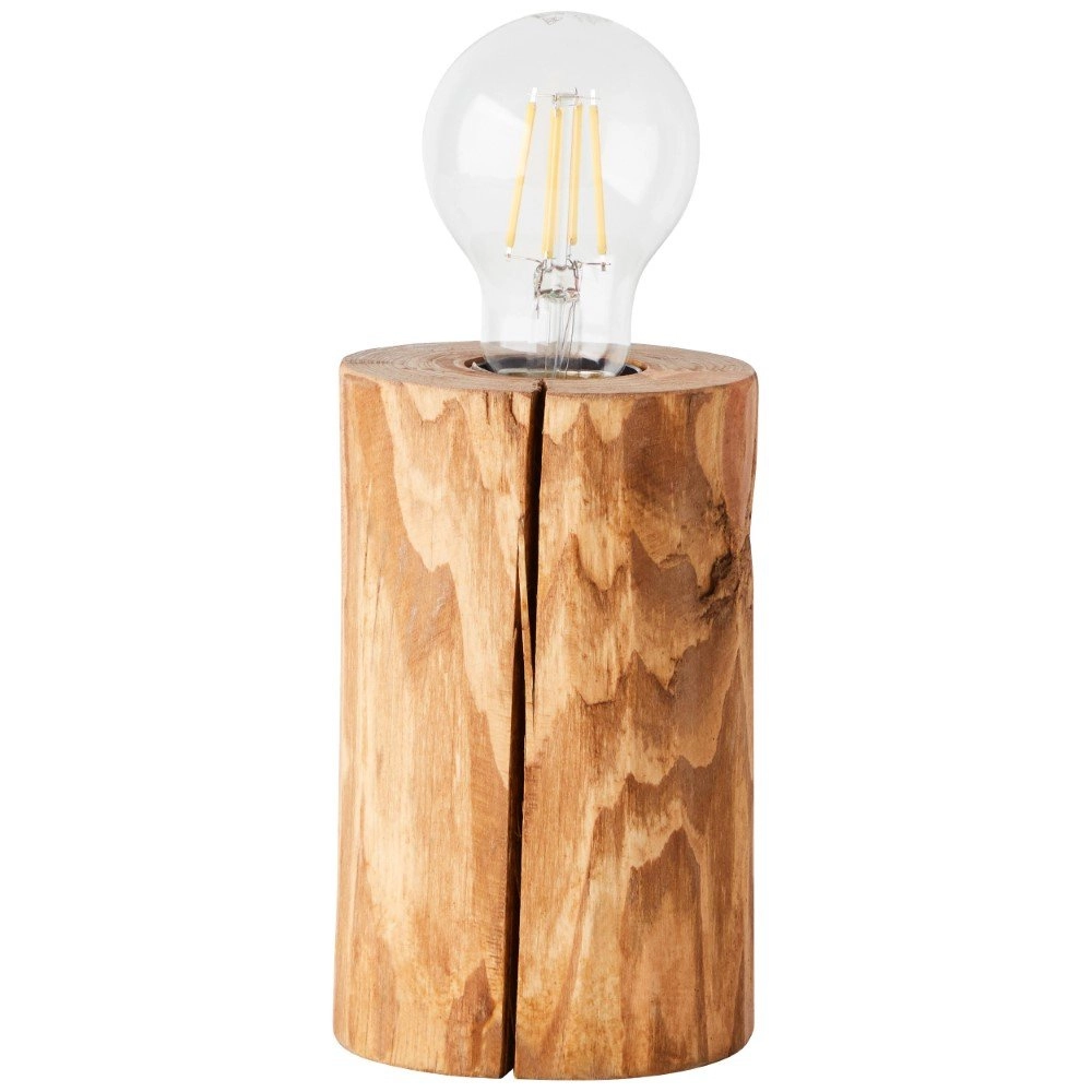 Tischlampe aus Holz Trabo 15cm Holz braun Brilliant 4004353393501