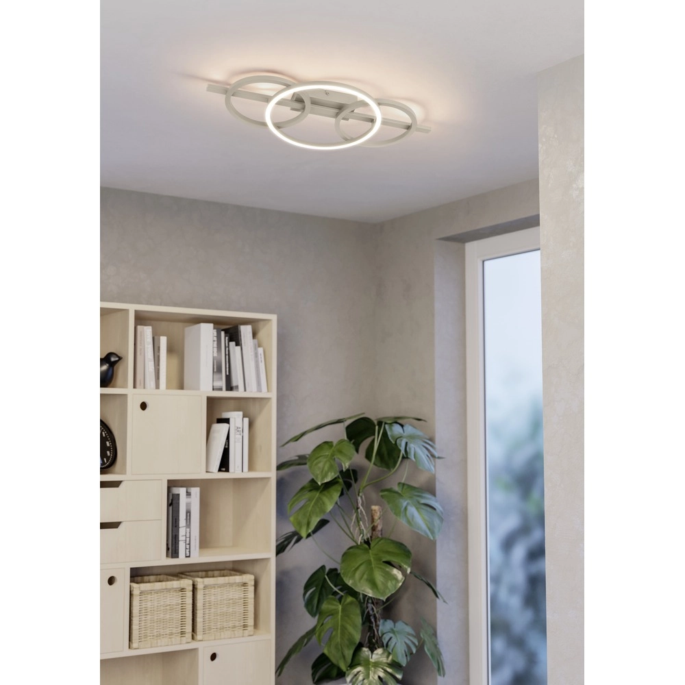 Design-Deckenlampe Planillo sandbrauner Rundsand Eglo 9008606391448
