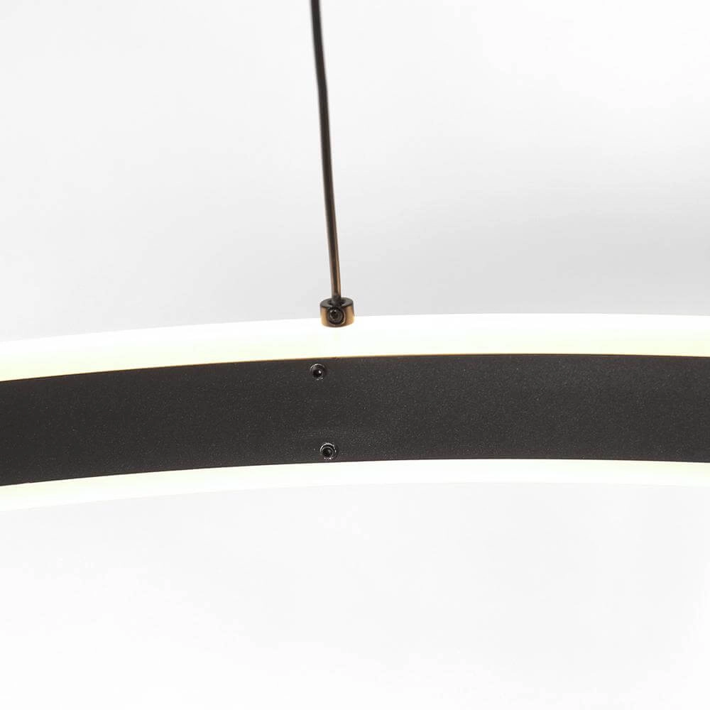 Design-Pendelleuchte Ringlux schwarz Ø 100cm Steinhauer 8712746171686