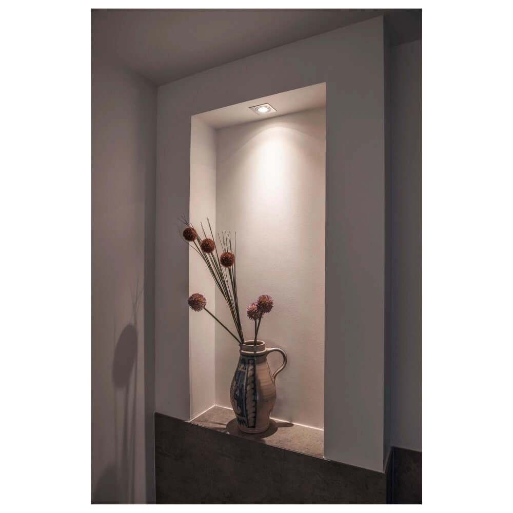 Montagering New Tria 75 quadratisch aus Aluminium - ohne Beschlag SLV 4024163276399
