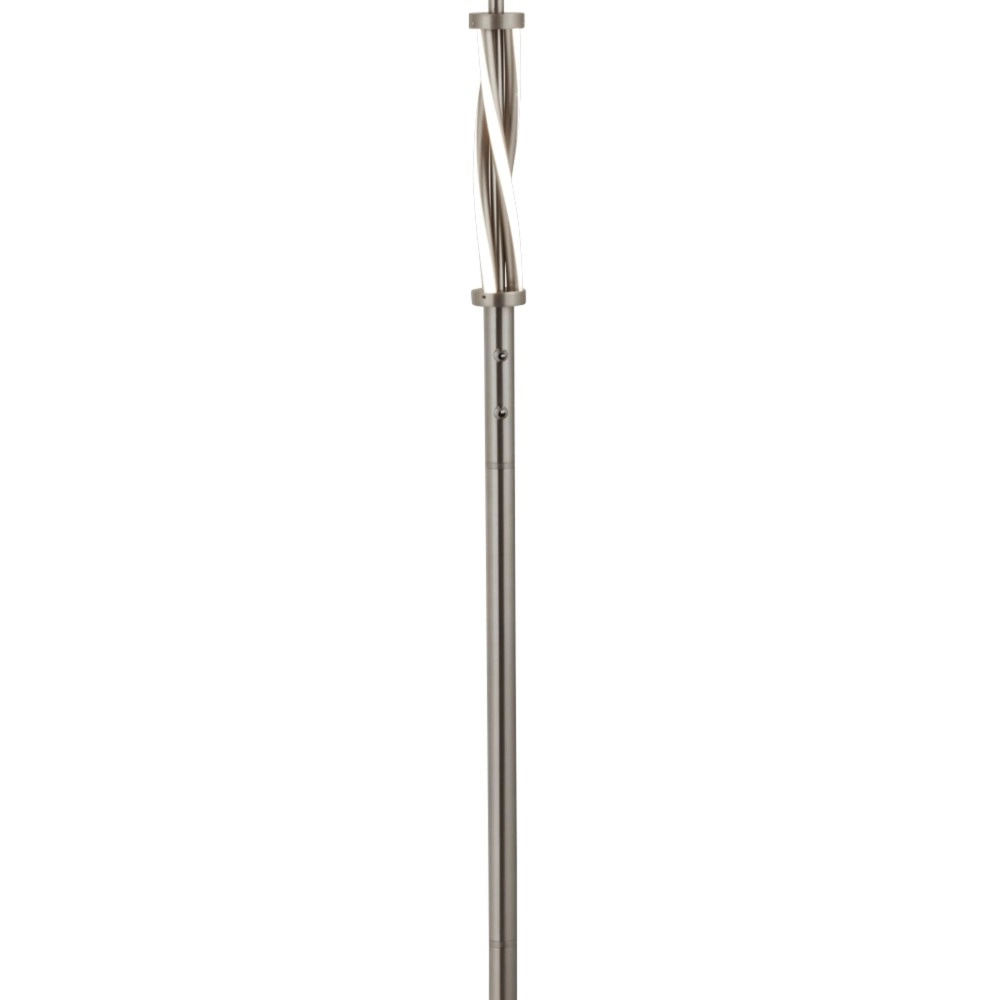 Stehleuchte Vegas Metallic-Grau mit Weiß Searchlight 5053423139319