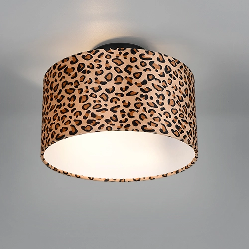 Deckenlampe Pardina Leopardendruck
