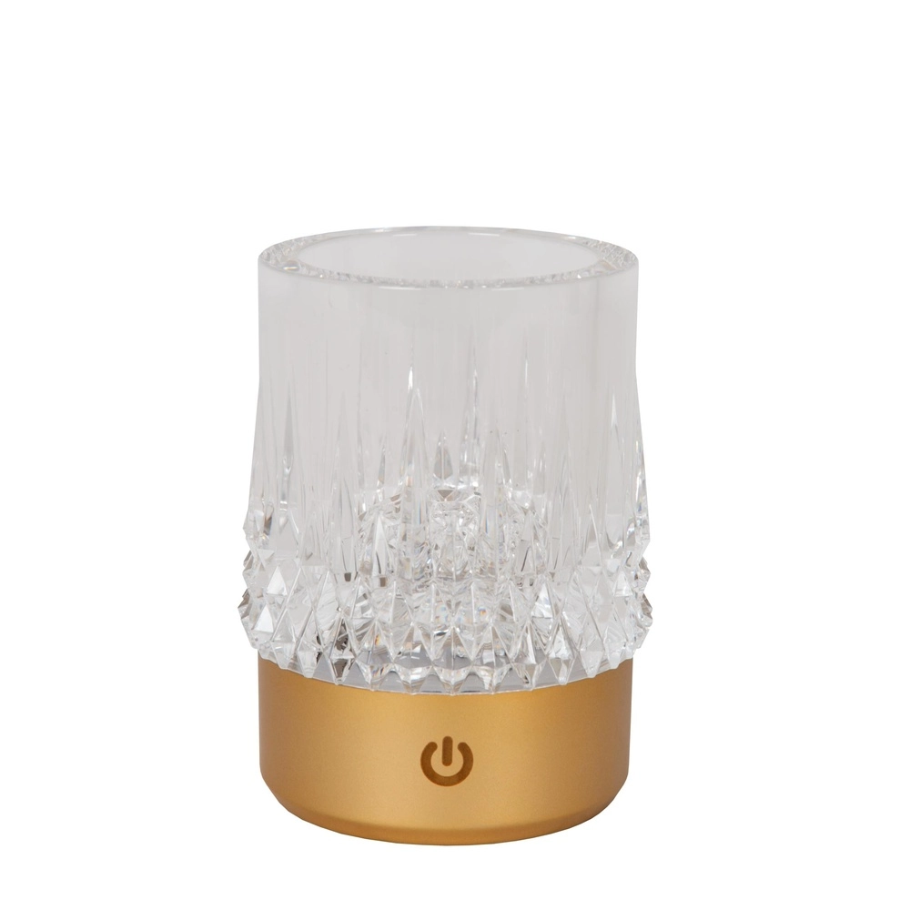 Wiederaufladbare Tischlampen Lily Set von 3 Gold
