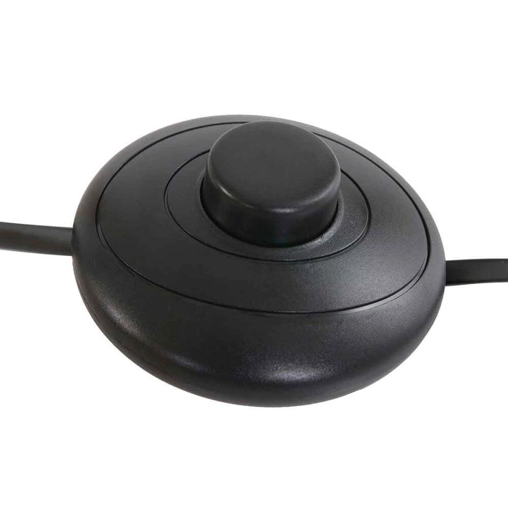 Stehlampe Oeroe schwarz mit gold Steinhauer 8712746176360