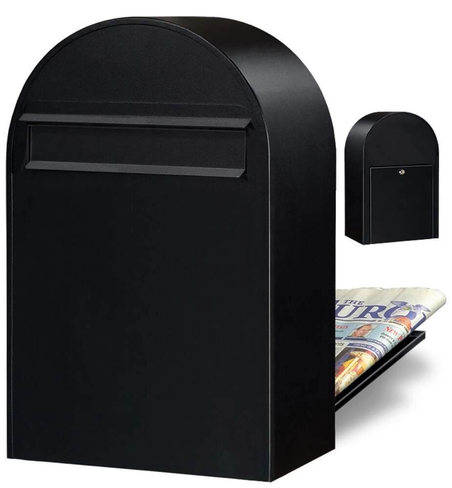 Briefkasten Classic B 9005 Strukturiertes Schwarz