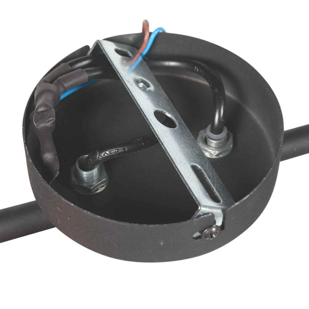 Deckenlampe Prato schwarz mit gold 2-flammig Steinhauer 8712746176384