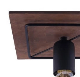 Holz-Deckenlampe Coba Lyora 5903139904292