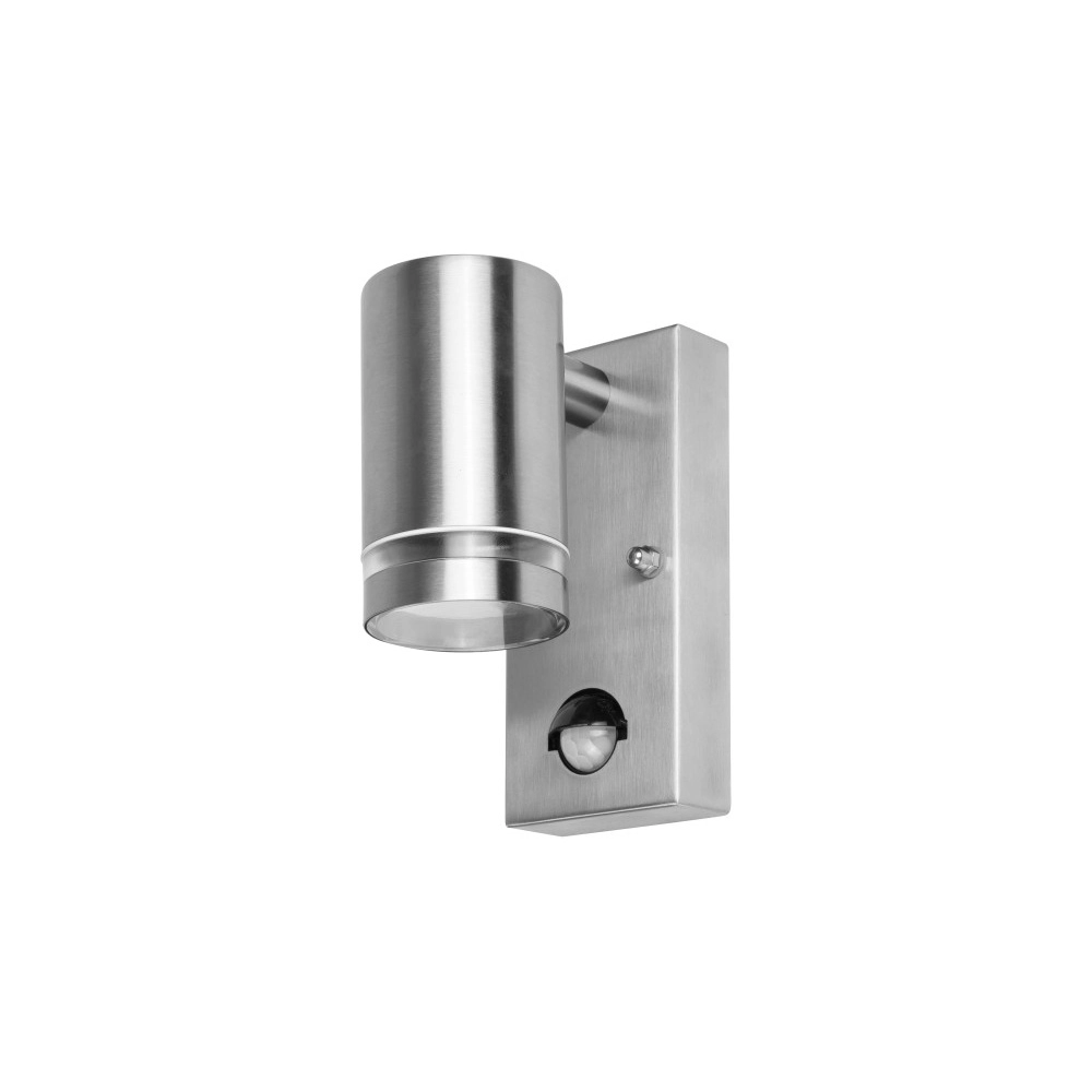 Wandscheinwerfer mit Sensor Opden Edelstahl – 1x GU10 Lyora 5055788285632