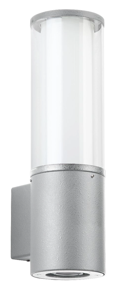 Wandlampe Rod 39 cm - grau