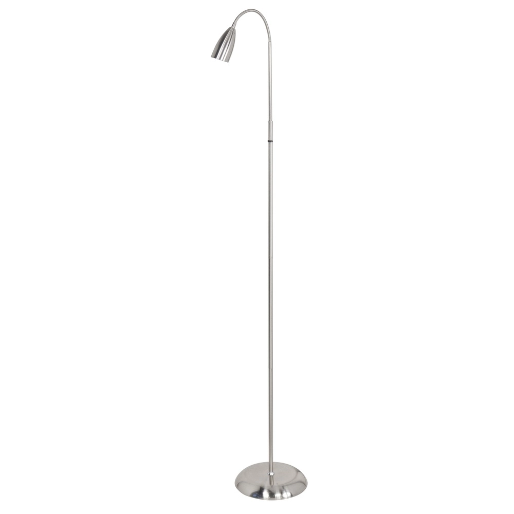 Moderne Stehleuchte Touchy Metal Nickel
