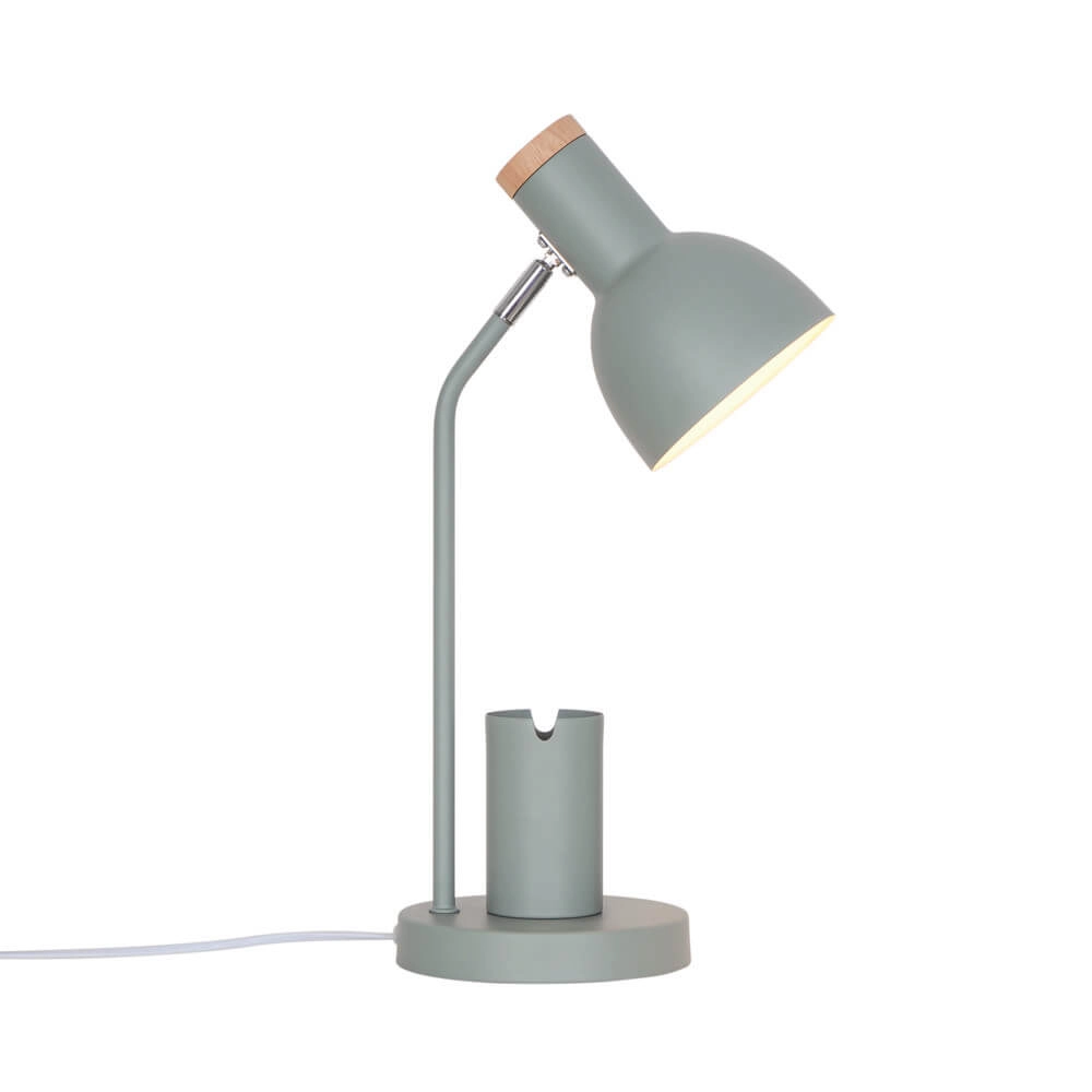 Grüne Schreibtischlampe Devone mit Stifthalter Nordlux 5704924024559