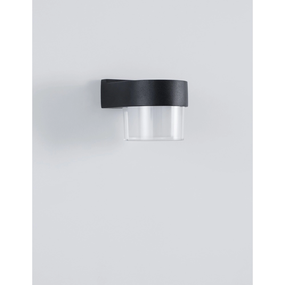 Design-Wandleuchte Darf Single Schwarz Lyora 5212017428196