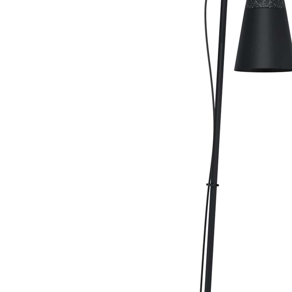 Stehlampe Canterras Schwarz Eglo 9002759995478