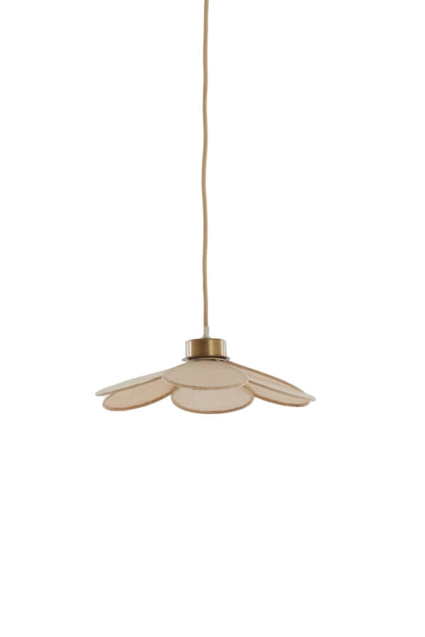 Pendelleuchte Fyano Blume creme Ø 30,5cm Light & Living 8717807706678