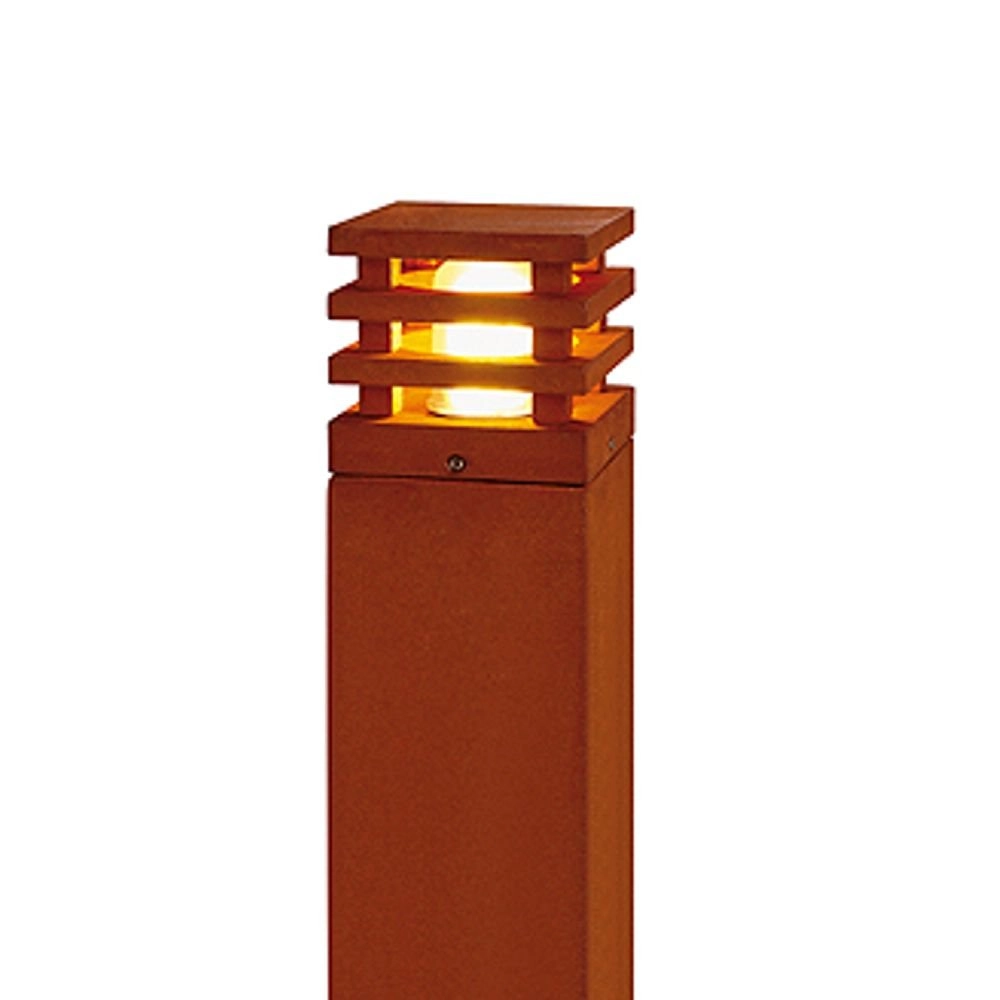 Terrasse Lampe Rusty Square 70 Quadrat SLV 4024163101417