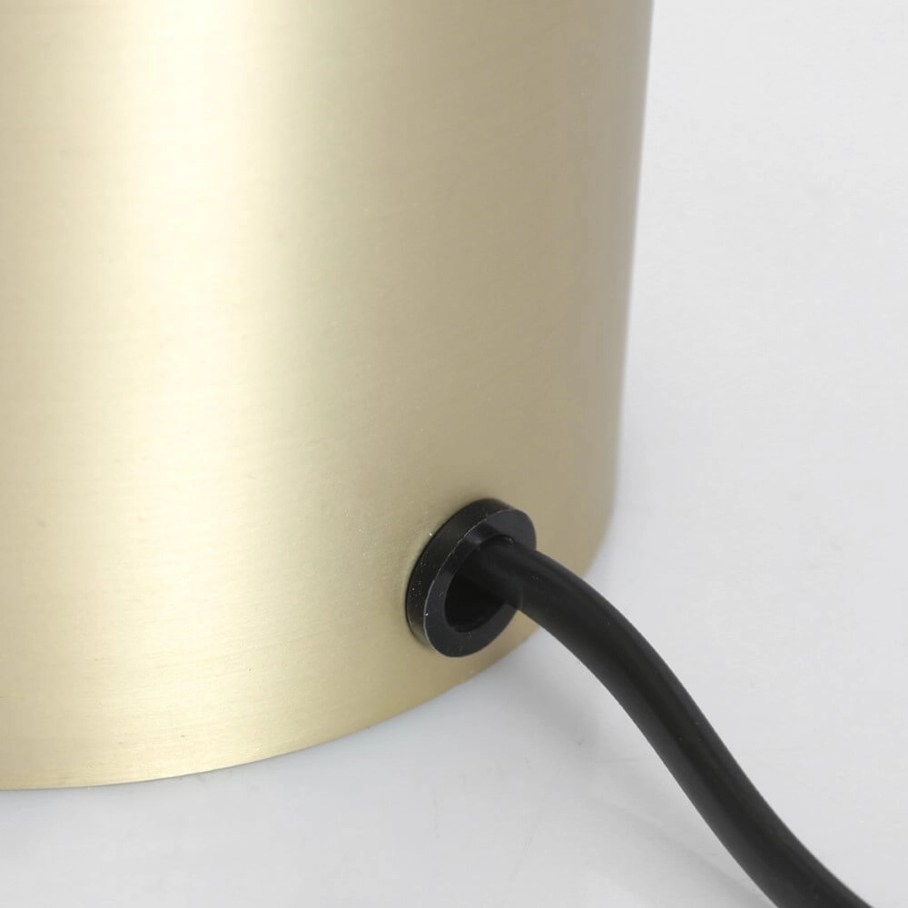 Tischlampe Ambiance Gold mit bernsteinfarbenem Glas Steinhauer 8712746165067
