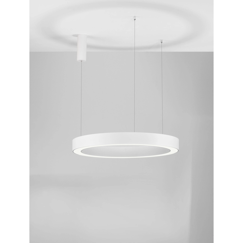 Pendelleuchte Morbido weiß Ø 80cm