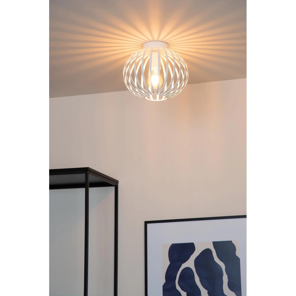 Deckenlampe Manuela Ø 25 cm weiß Lucide 5411212810243