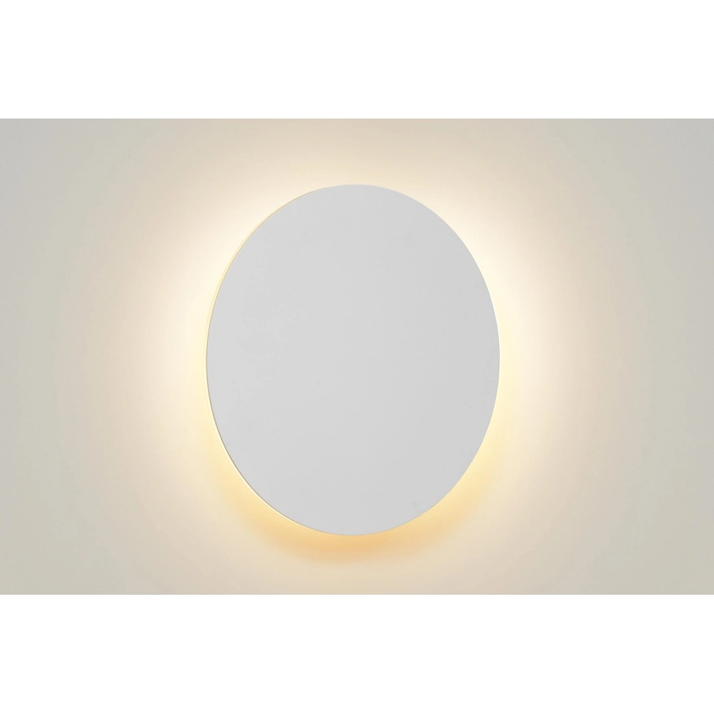 Design-Wandlampe Eklyps Led Ø 25 cm weiß Lucide 5411212460264