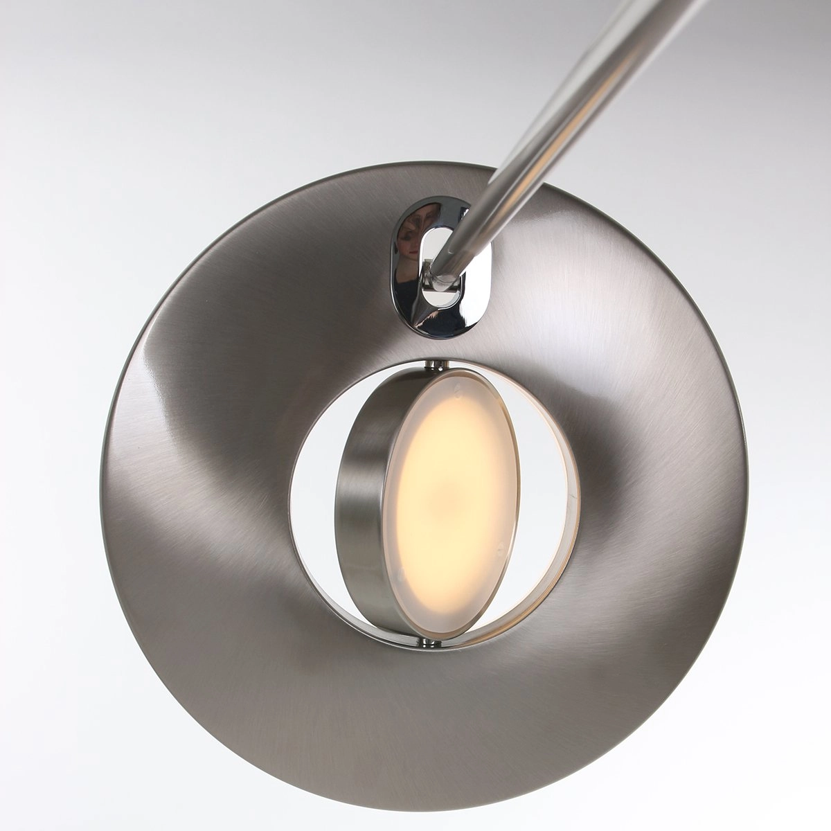 LED-Leselampe Zodiac 2-leichter Metallgrau Steinhauer 8712746122824