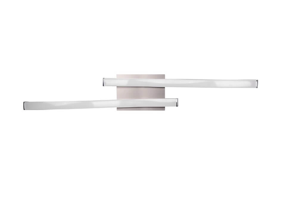LED-Deckenleuchte Route Edelstahl 4000K Trio 4017807521696