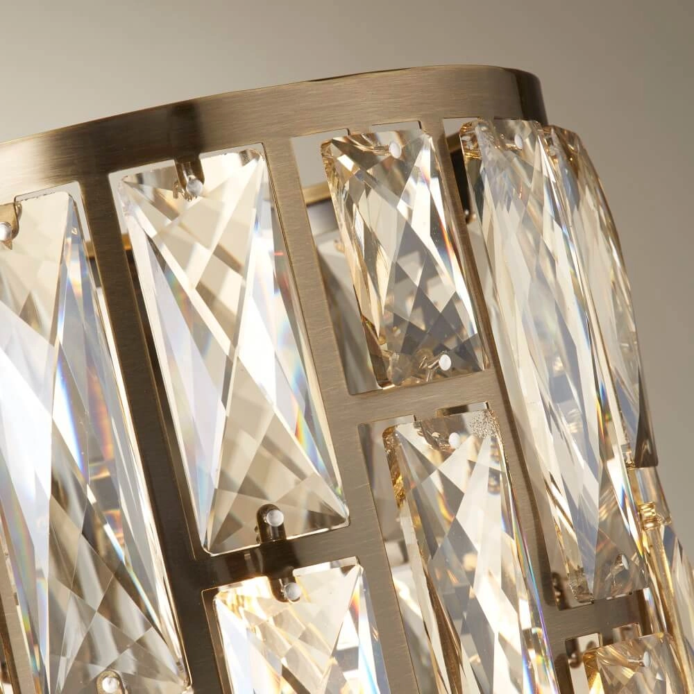 Klassische Tischlampe Bijou Gold Searchlight 5053423242101