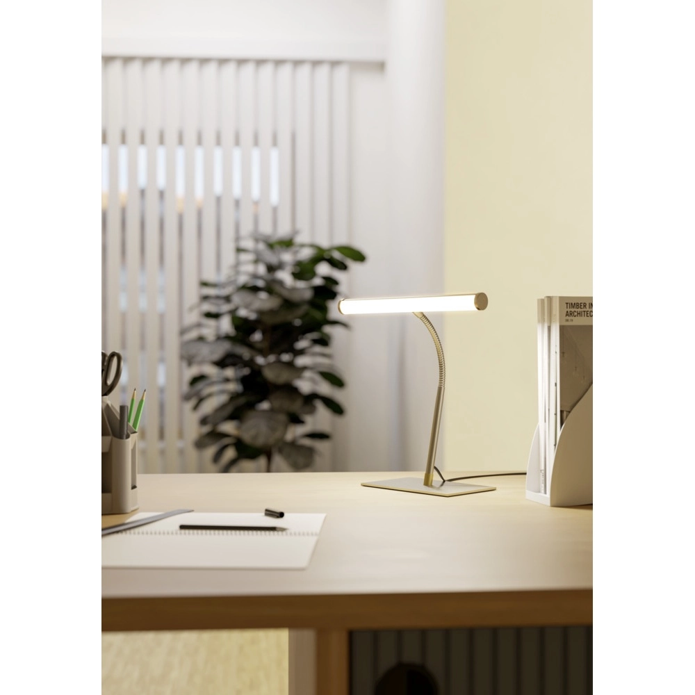 Schreibtischlampe Riccione Nickel Eglo 9008606357994
