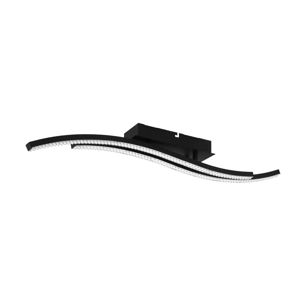 LED-Deckenleuchte Lejias Schwarz
