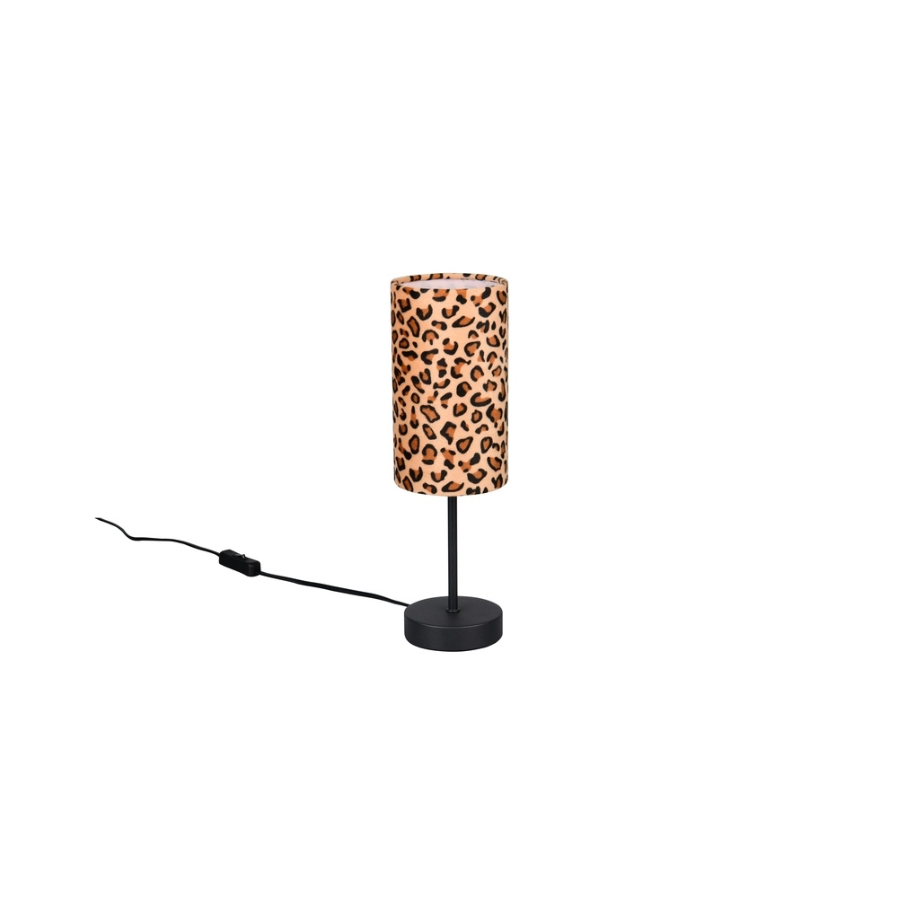 Tischlampe Pardina Leopardendruck Trio 4017807678321