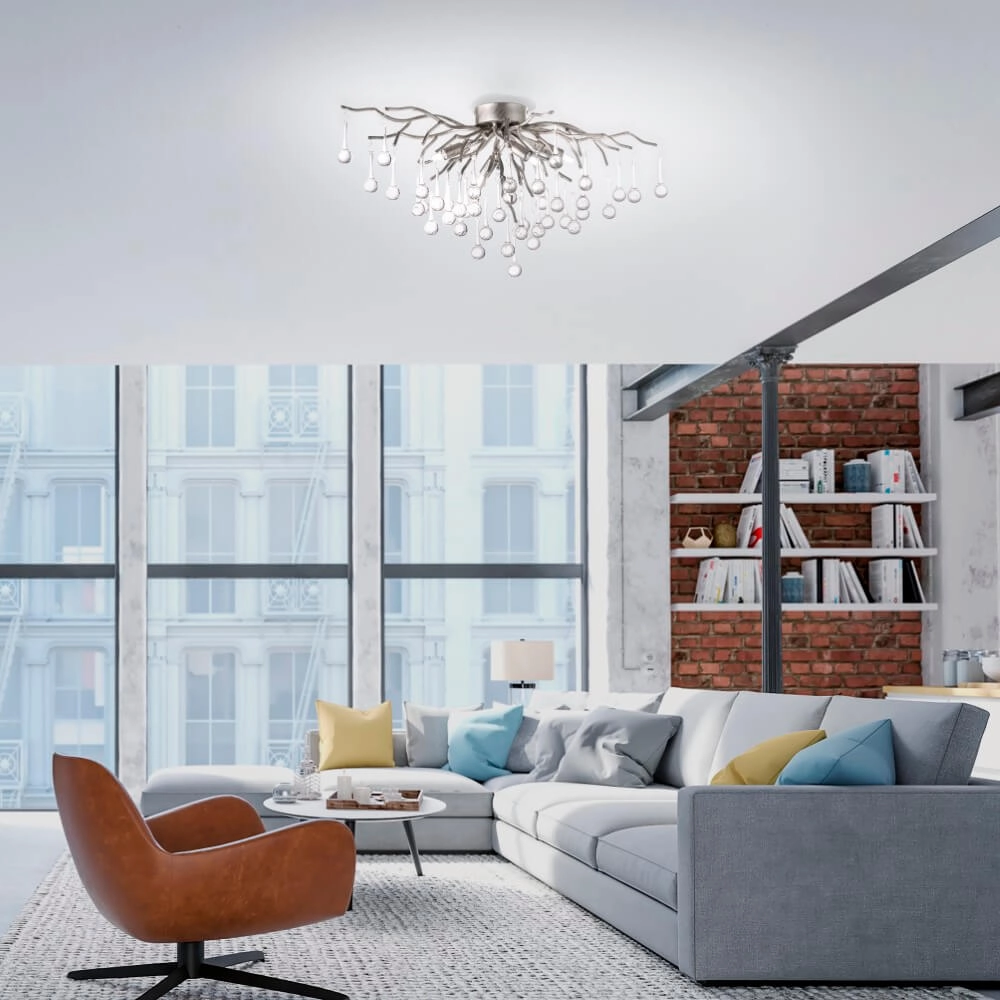 Kronleuchter Icicle Metall 60cm Paul Neuhaus 4012248352076