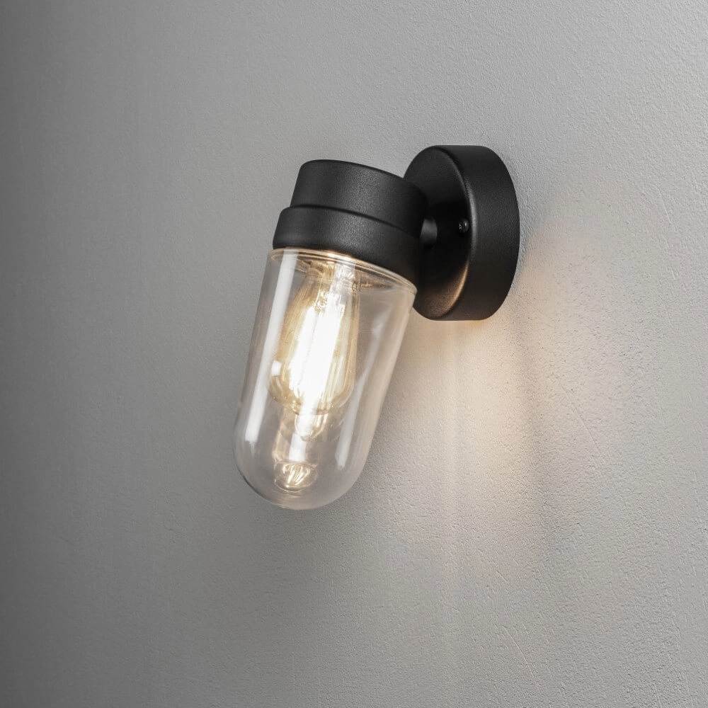 Ländliche Außenlampe Vega Schwarz KonstSmide 7318304297501