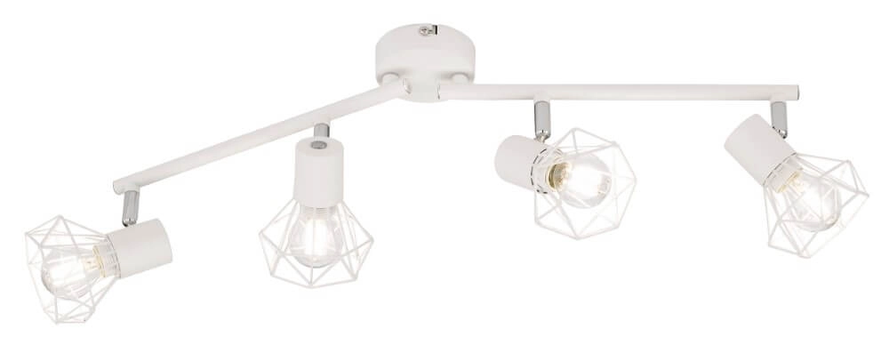 Weißer Aufbaustrahler Ran 4-Licht Fischer & Honsel 4001133203937