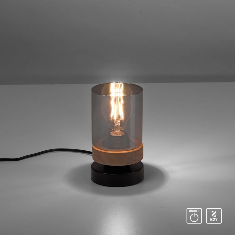 Tischlampe Pasqual Schwarz Just Light 4043689986087