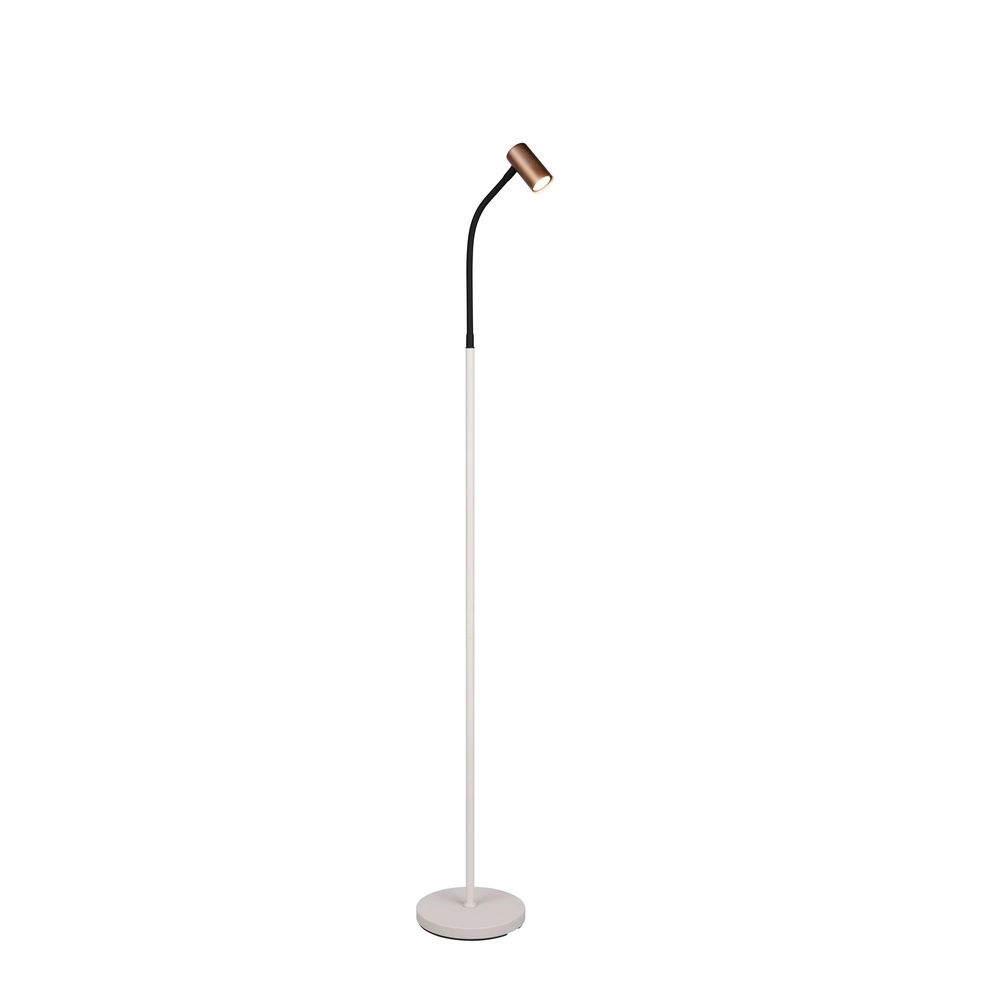 Design-Stehlampe Taryn Mocha Brown Trio 4017807685770