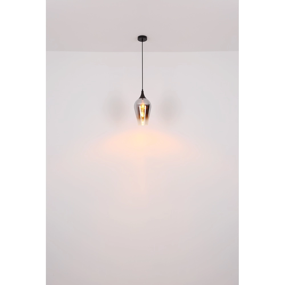Pendellampe Lavus Rauchglas Globo 9007371450008